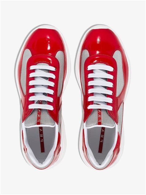 prada america's cup sneakers red|Prada America's Cup sneakers women's.